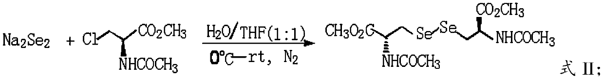 A kind of preparation method of L-selenocystine