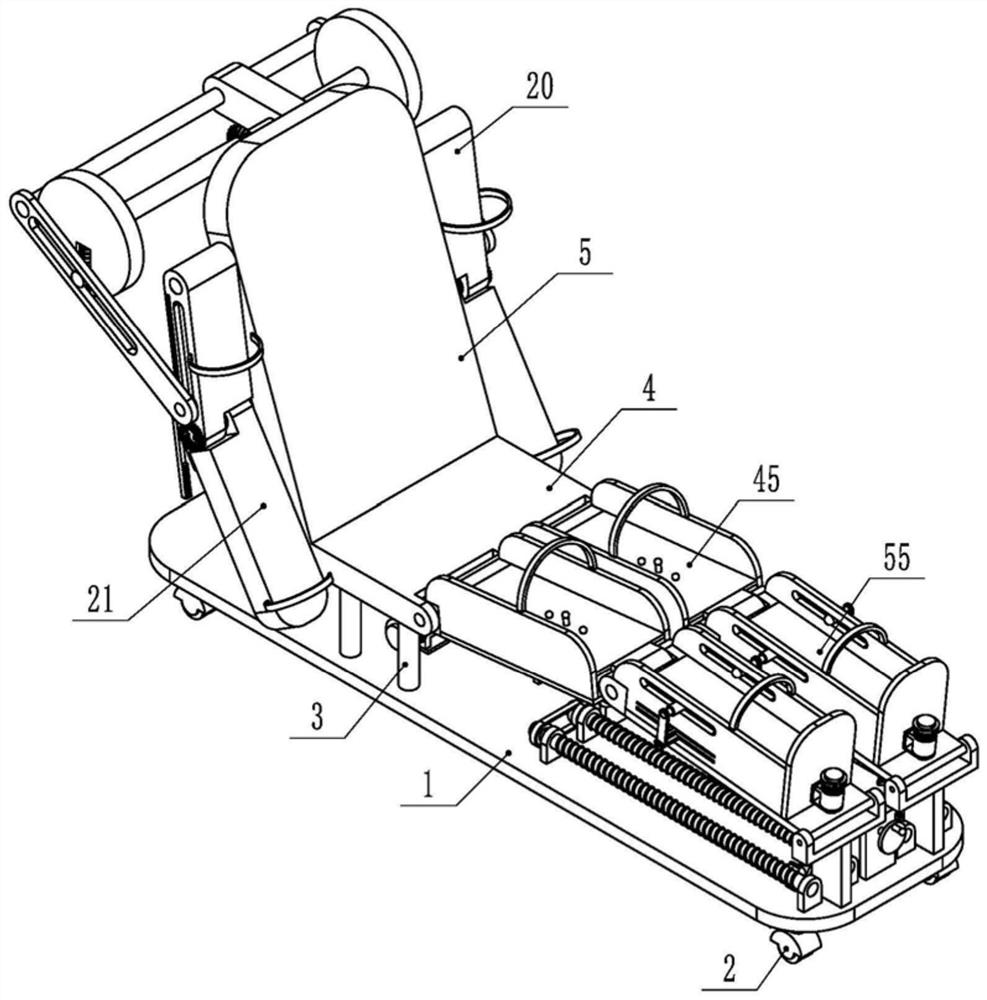 Functional training integrated device for lymphatic edema of upper and lower limbs