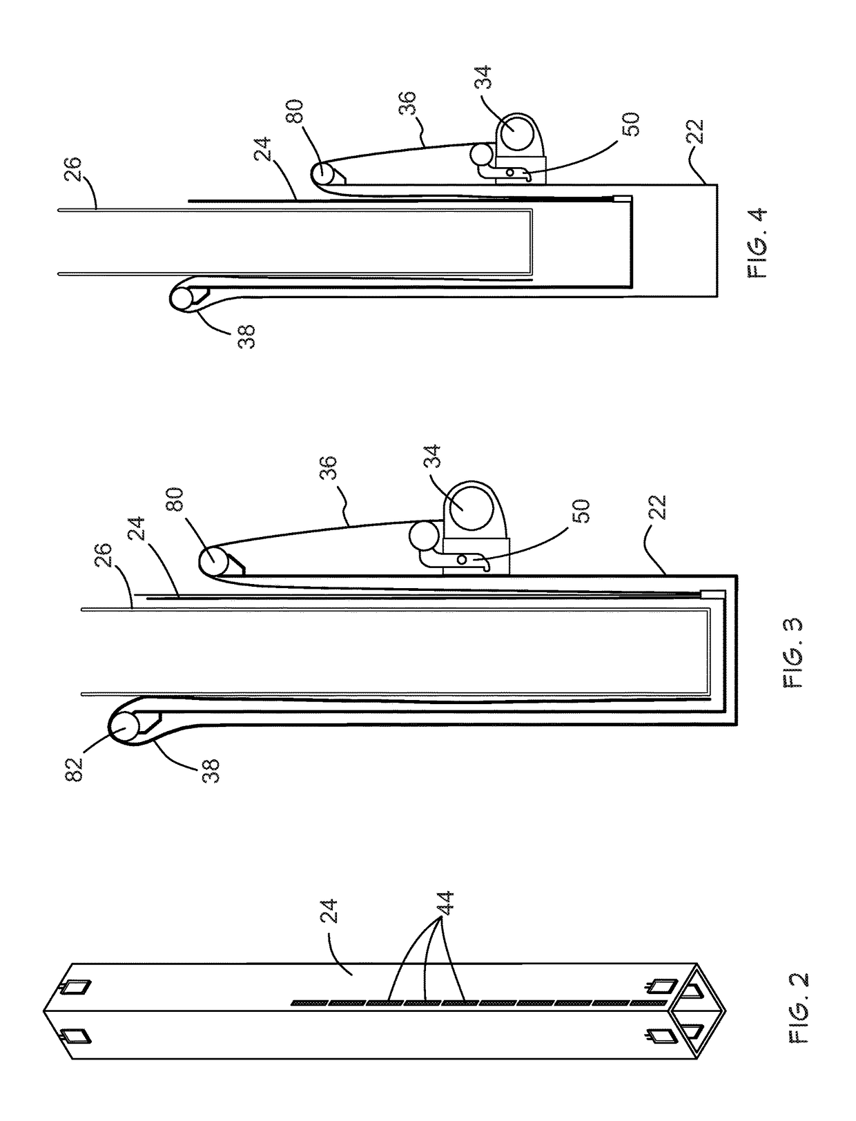 Telescoping mast assembly with safety latch system