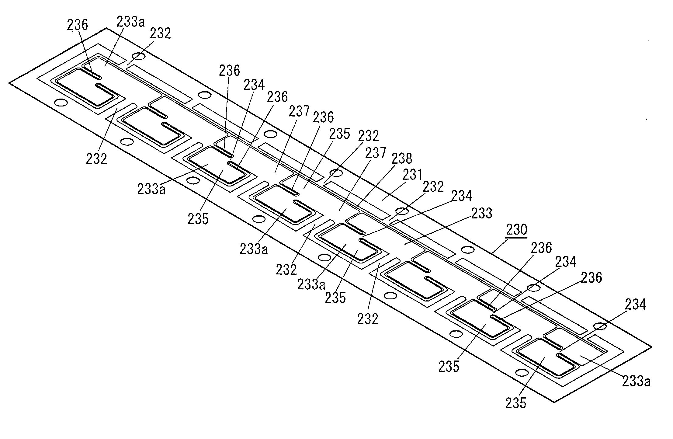 Lead frame, wiring board, light emitting unit, and illuminating apparatus