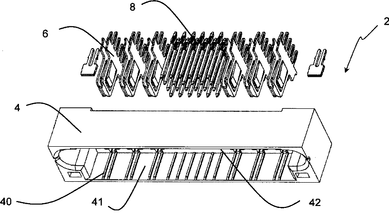 Terminal for power supply connector, power supply connector and power supply connector assembly