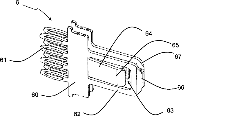 Terminal for power supply connector, power supply connector and power supply connector assembly