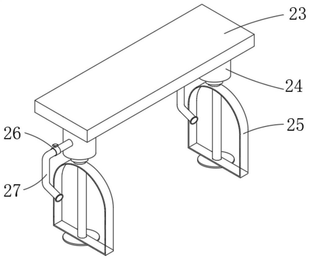 Production process tail gas cleaning treatment device