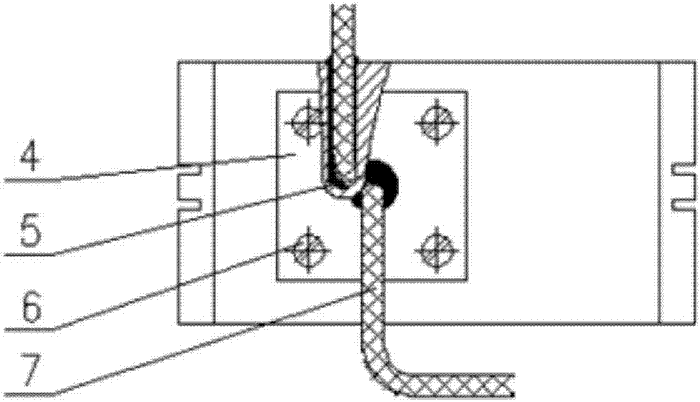 Shell protective structure of electro-hydraulic servo valve