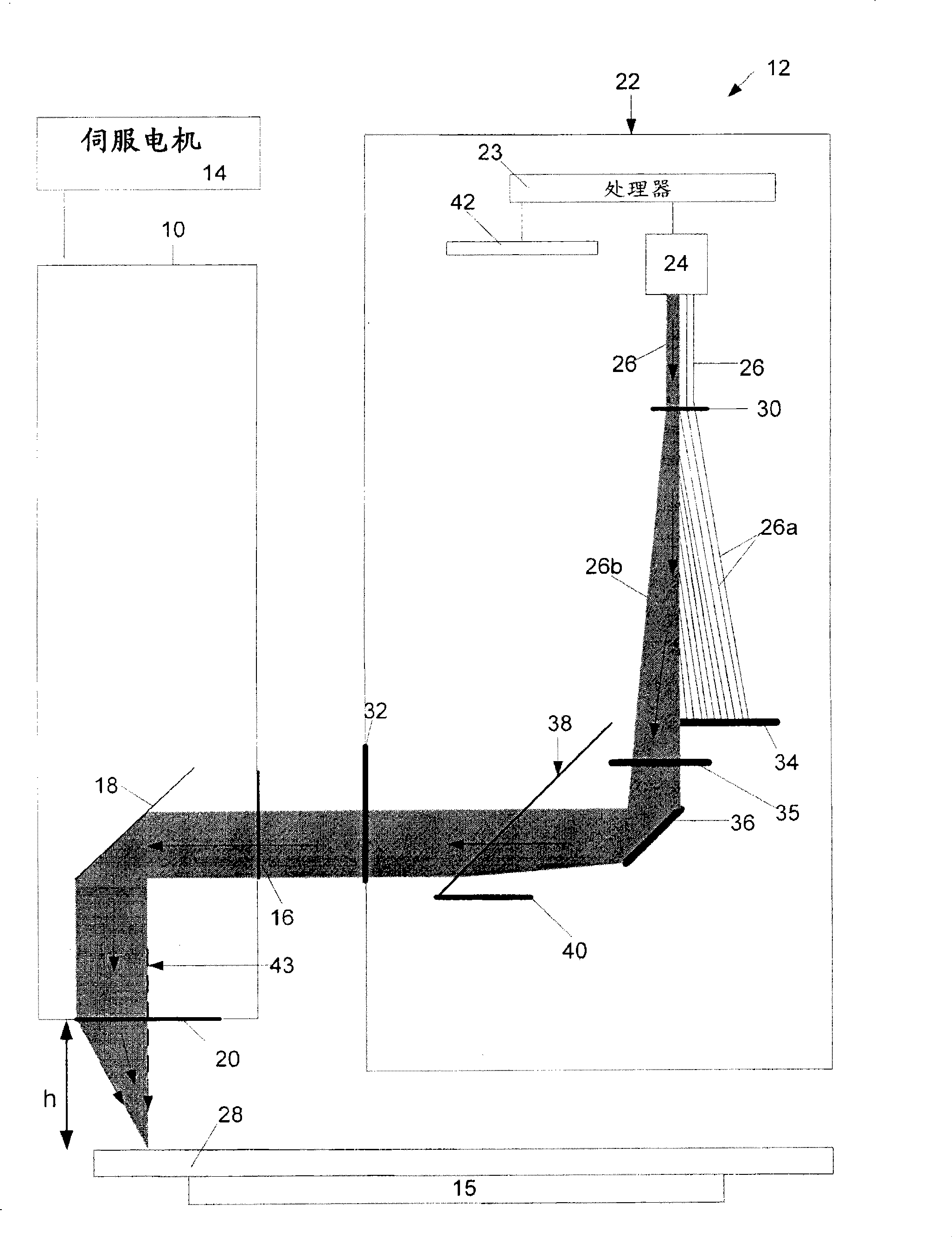 Method and apparatus for auto-focussing infinity corrected microscopes