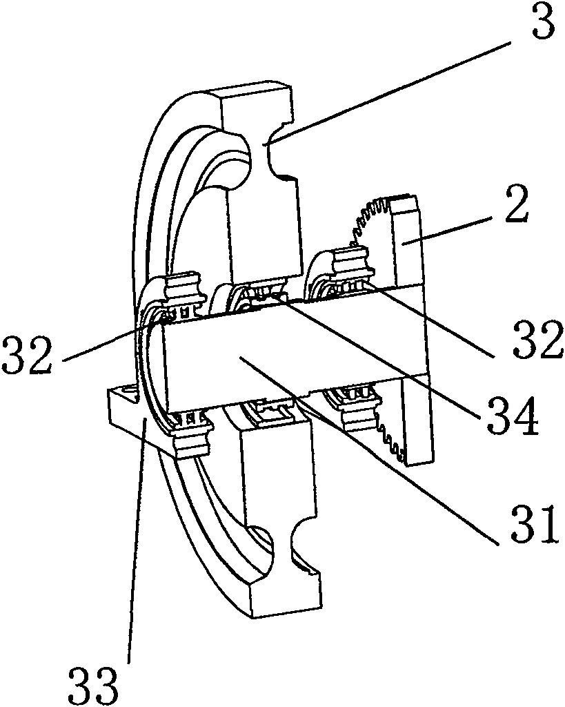 Testing table for fatigue strength of locomotive bogie