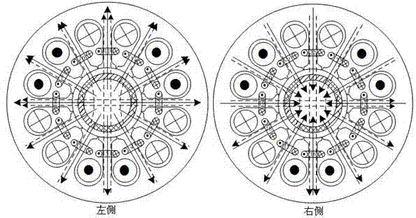 Stator permanent magnet biased permanent magnet type bearingless motor