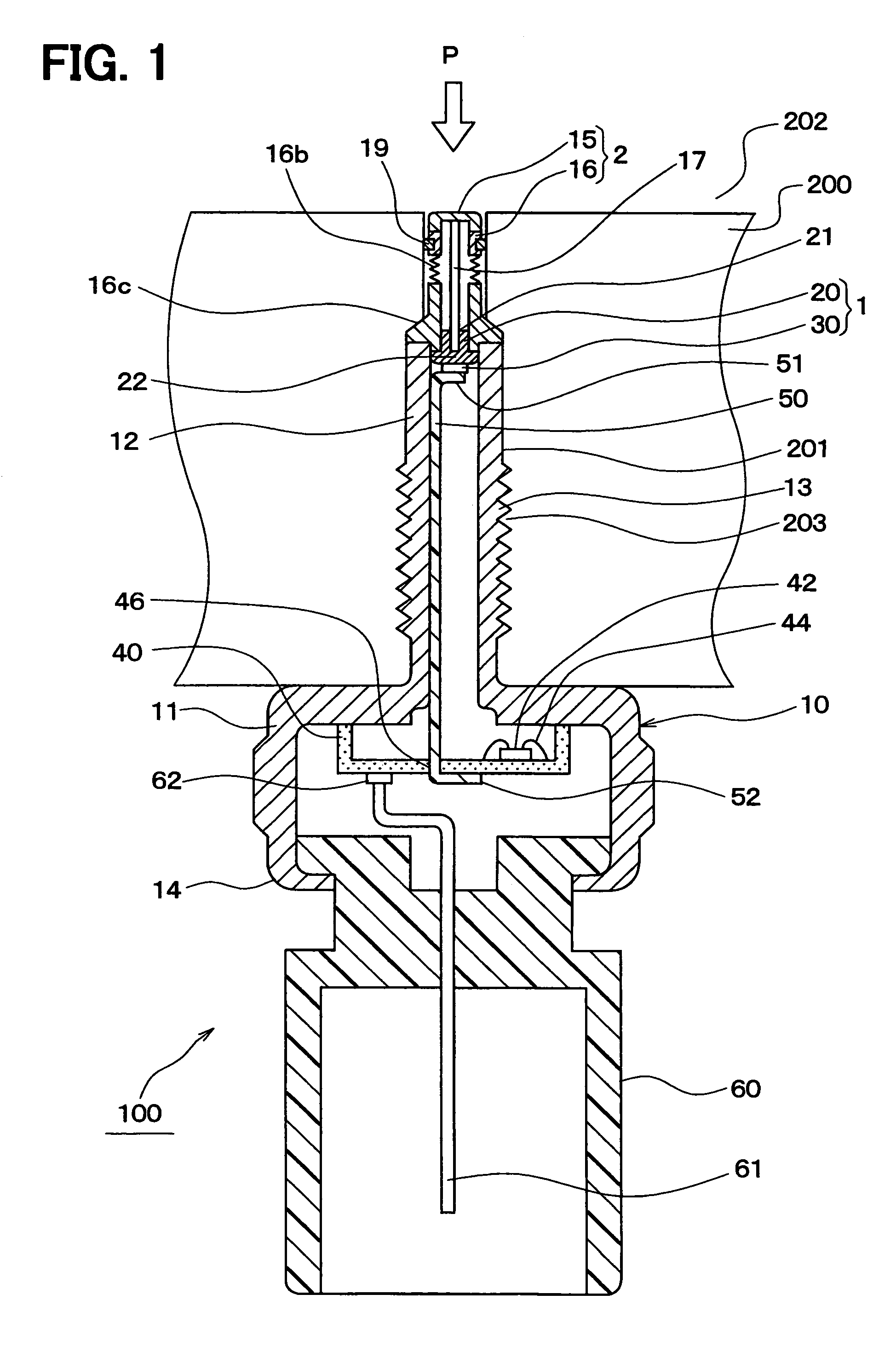 Pressure detection device