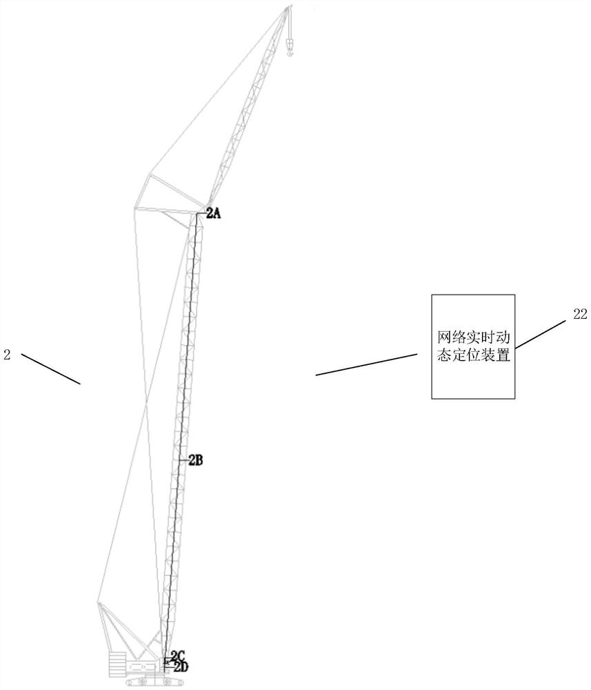 Tower crane safety monitoring system and method