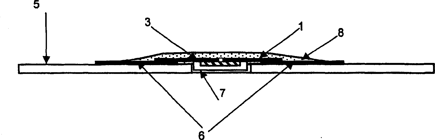 Method for mounting an electronic component on a substrate