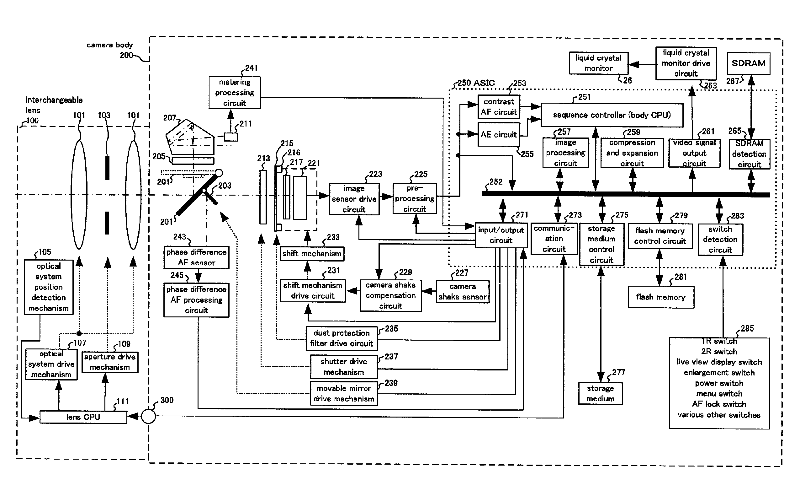 Imaging device, and control method for imaging device