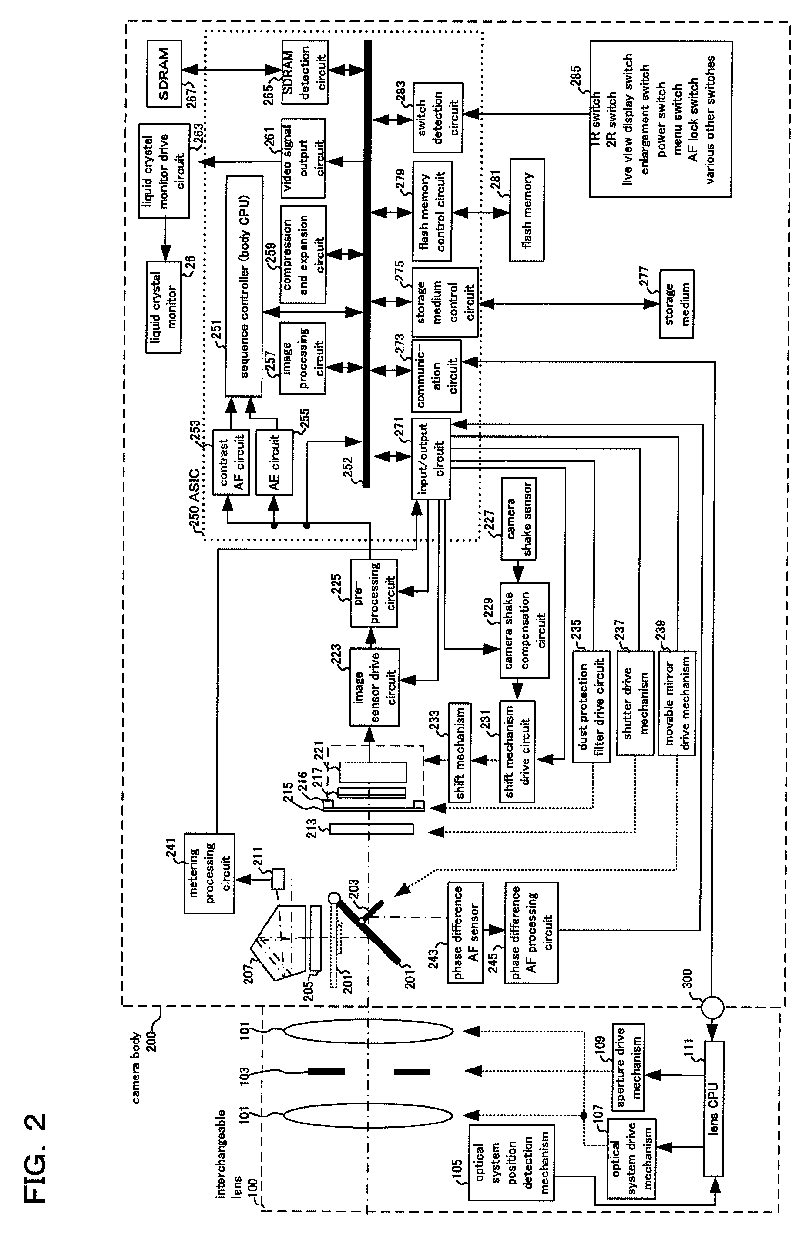 Imaging device, and control method for imaging device