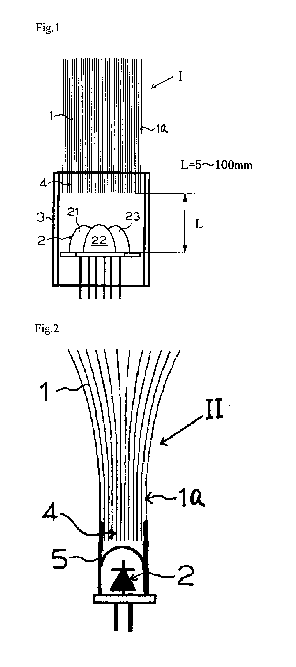 Optical fiber decoration device using LED light source and article decorated thereby