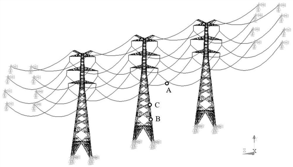 Three-dimensional wind field efficient simulation method based on delay effect