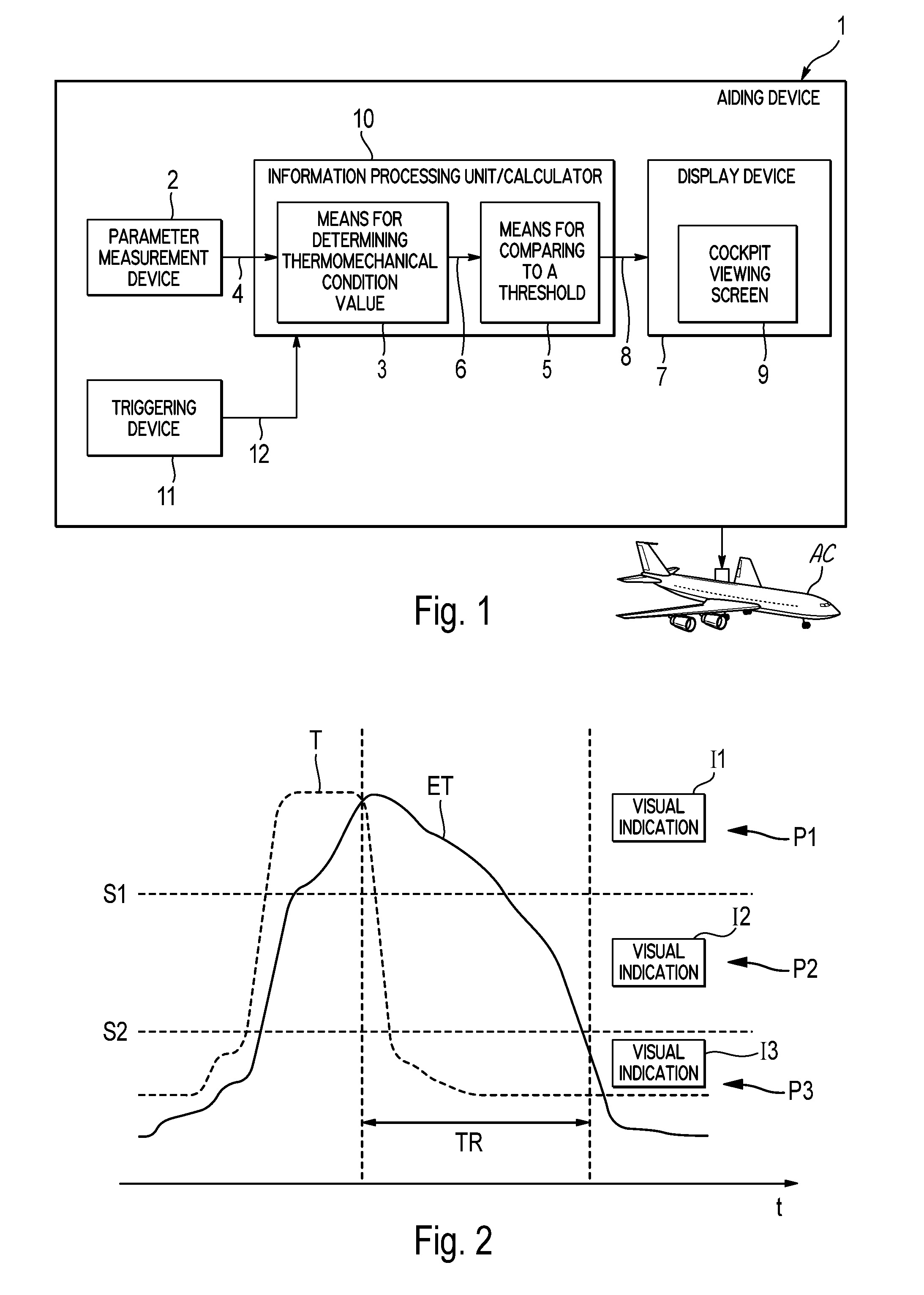 Method and device for monitoring a turbine engine of an aircraft