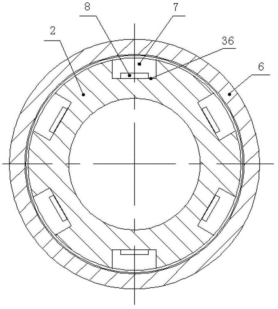 Oil well formation fracturing string tool string tension detection instrument