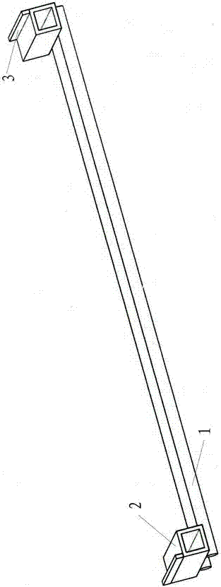 Concrete prefabricated kerb demoulding auxiliary support frame