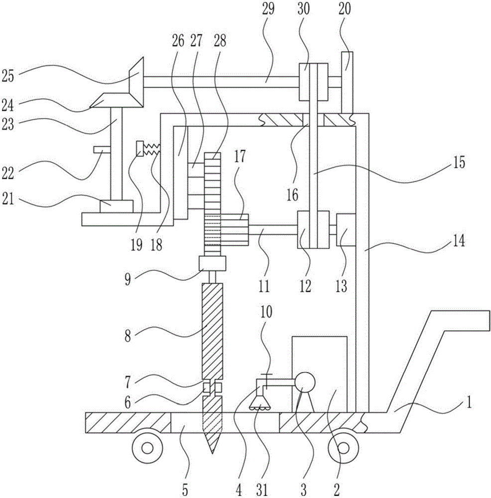 Coal resource exploration device of resource technology