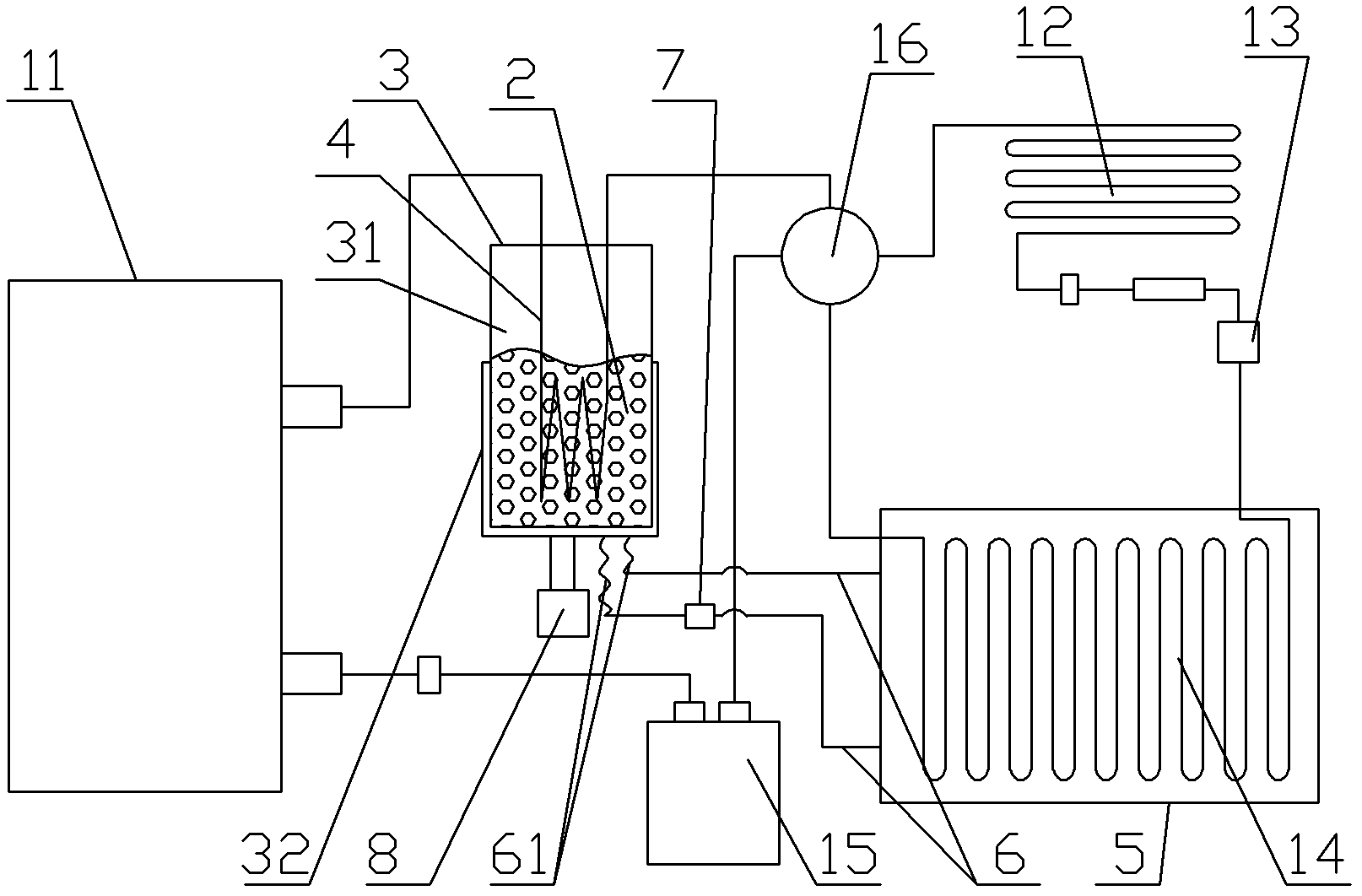 Air-conditioning system with auxiliary defrosting system