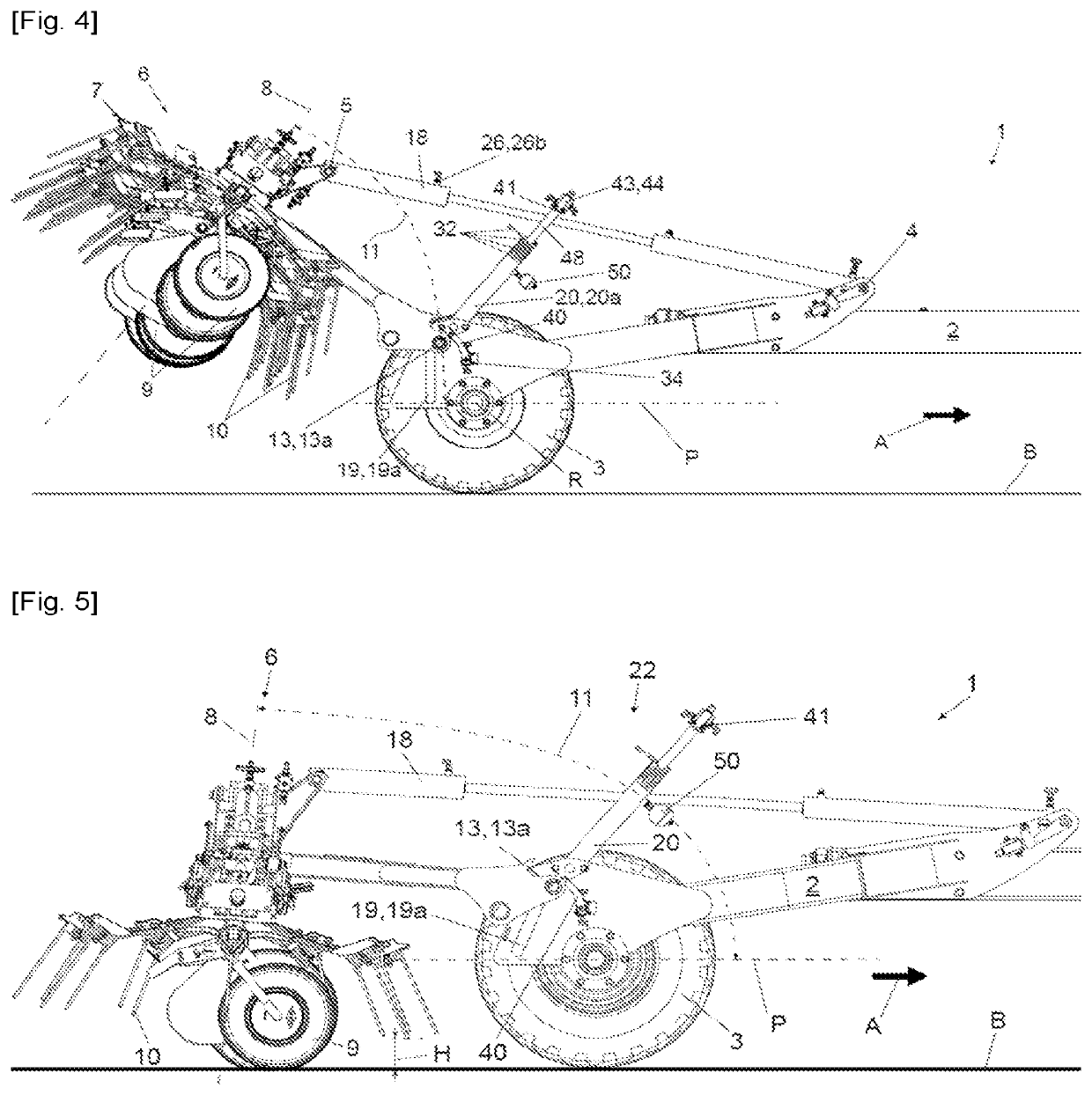 Simplified haymaking machine with a carrier