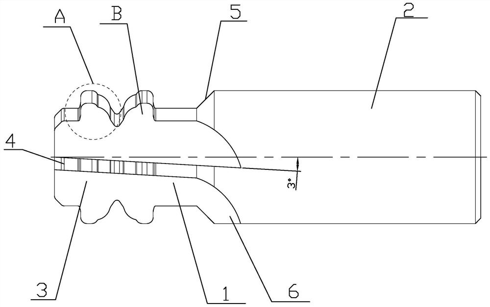 Curve-shaped forming milling cutter