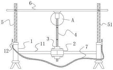 Level calibration mechanism for house building