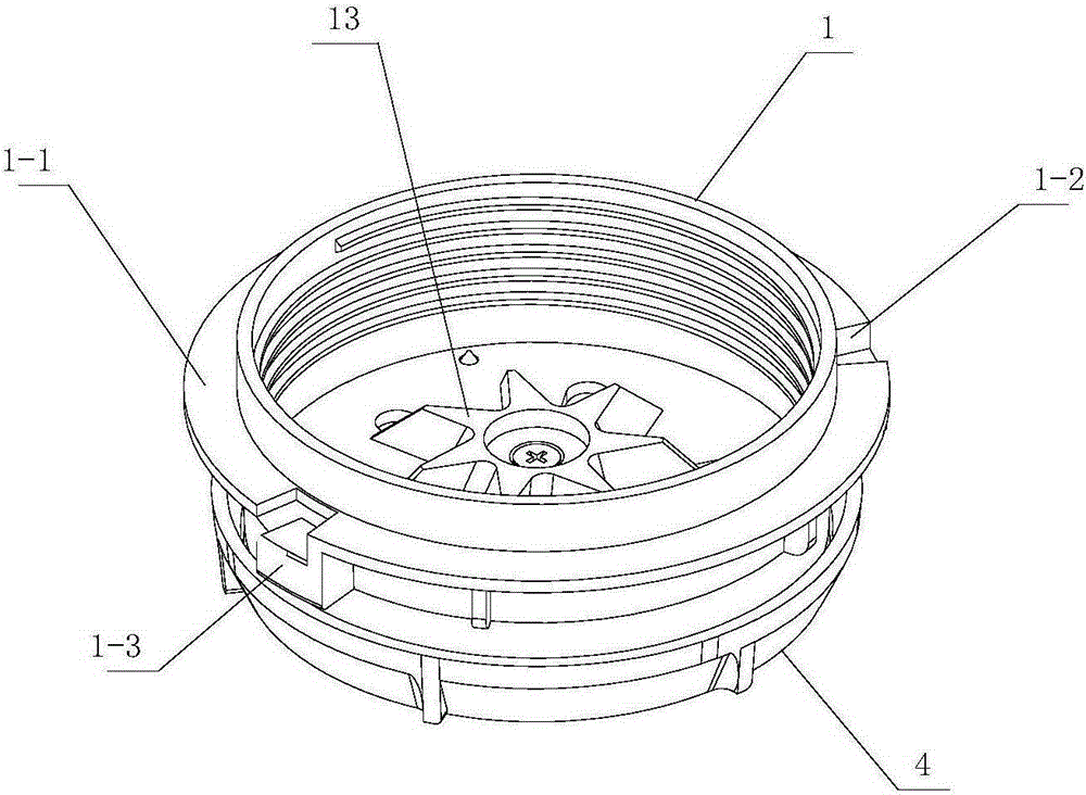 Novel medicine discharging cap and medicine discharging method