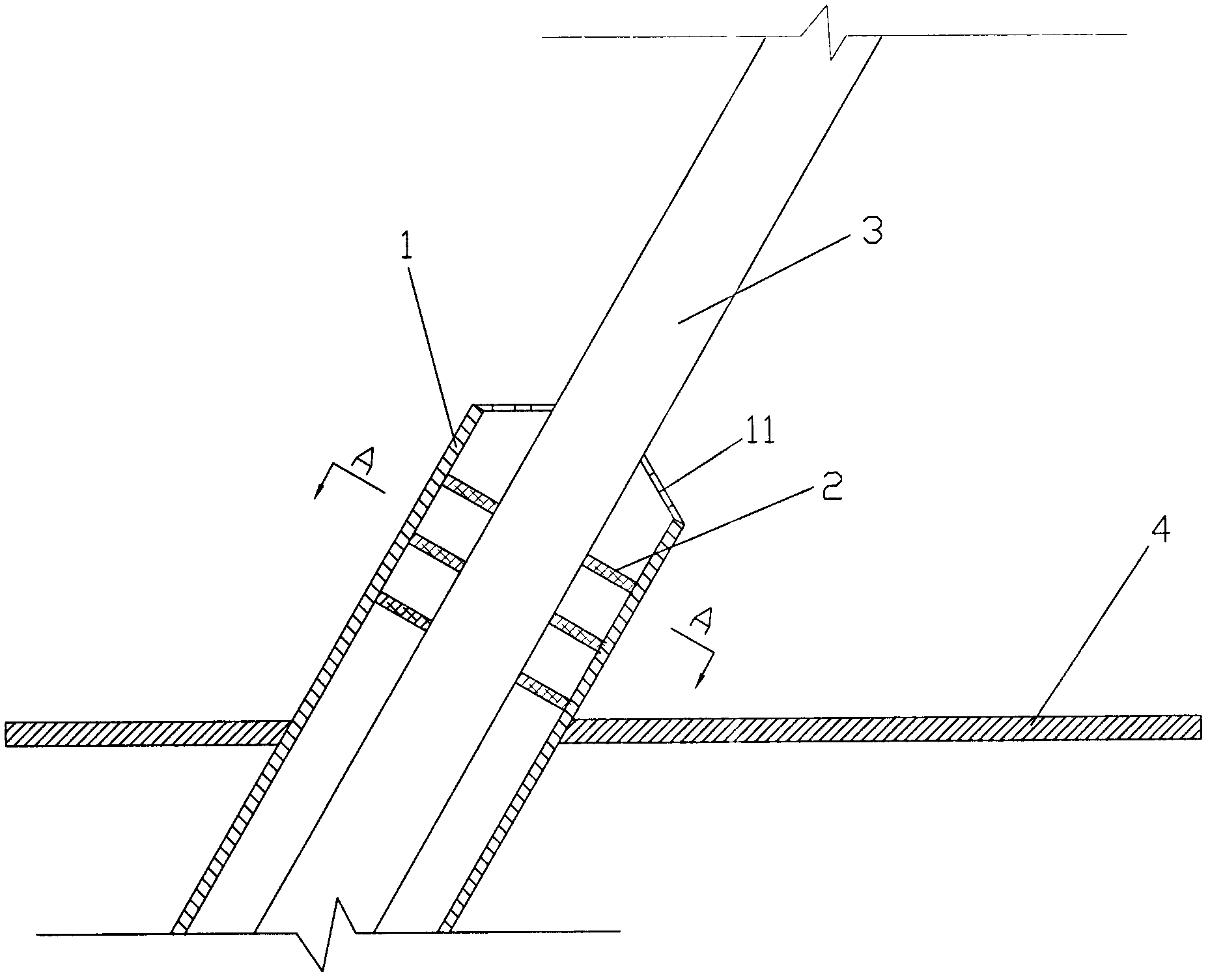 Shock absorption damping device for bridge cable or suspender