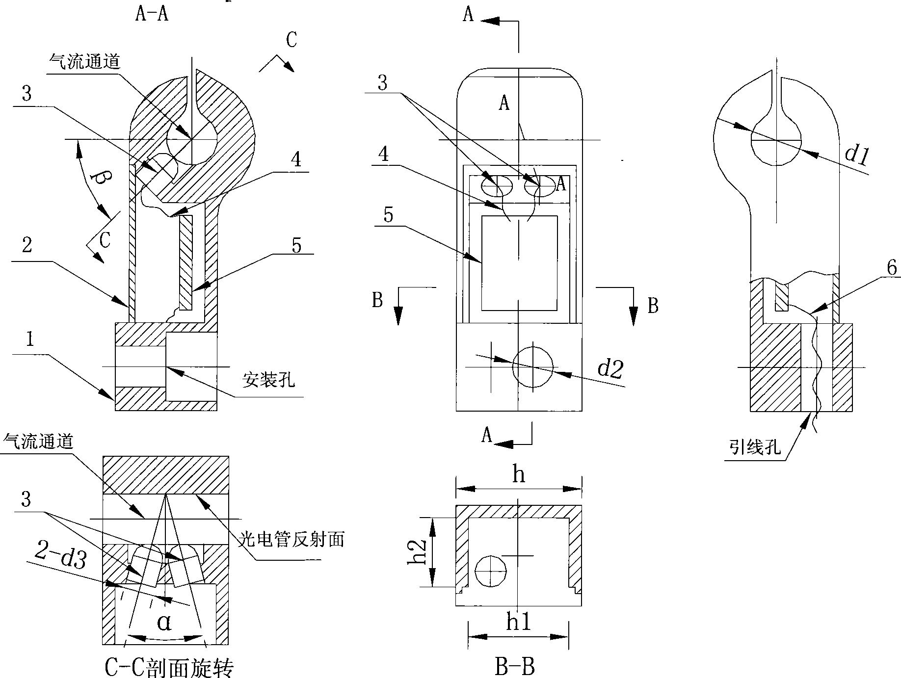 Slice type bobbin feeler for pipe