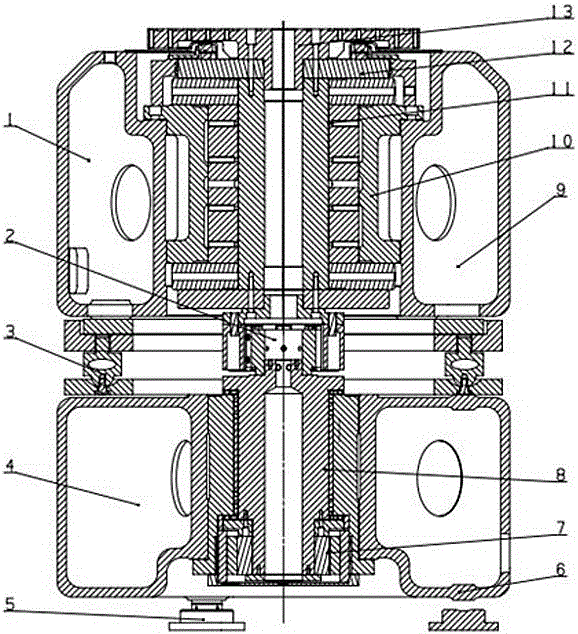 A split ultra-precision aerostatic single-axis turntable