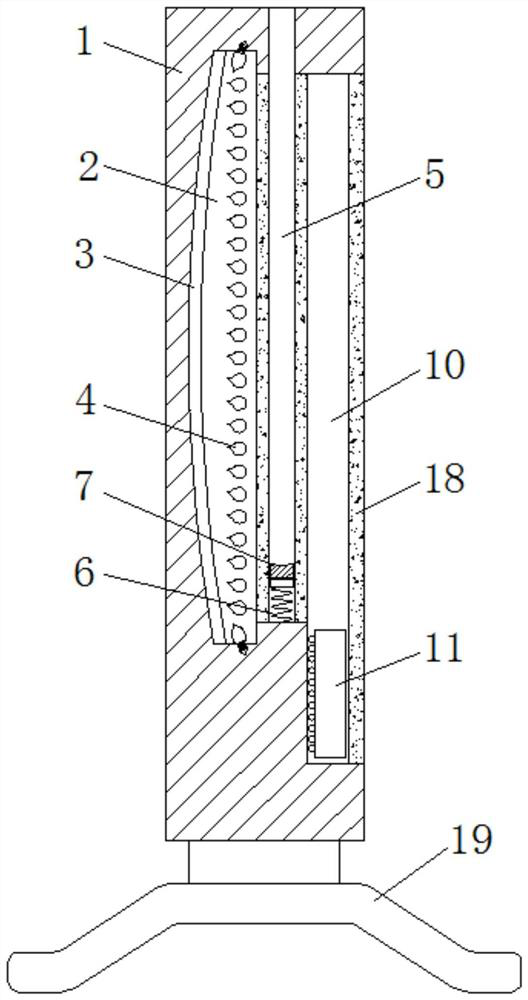 A CT radiographic film observation device based on magnet adsorption