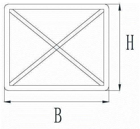 Arm section of truss arm, truss arm and crane