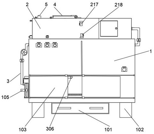 Coal-fired boiler flue gas decarburization device