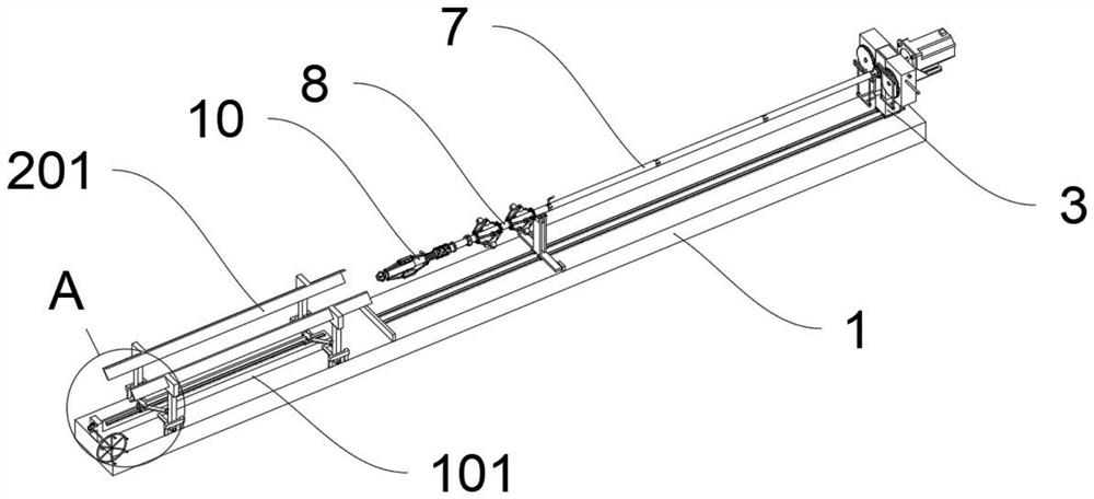 Pipe fitting self-adaption inner wall polishing device based on mechanical machining