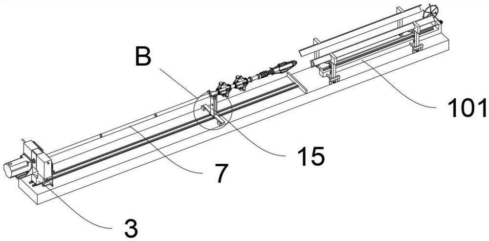 Pipe fitting self-adaption inner wall polishing device based on mechanical machining