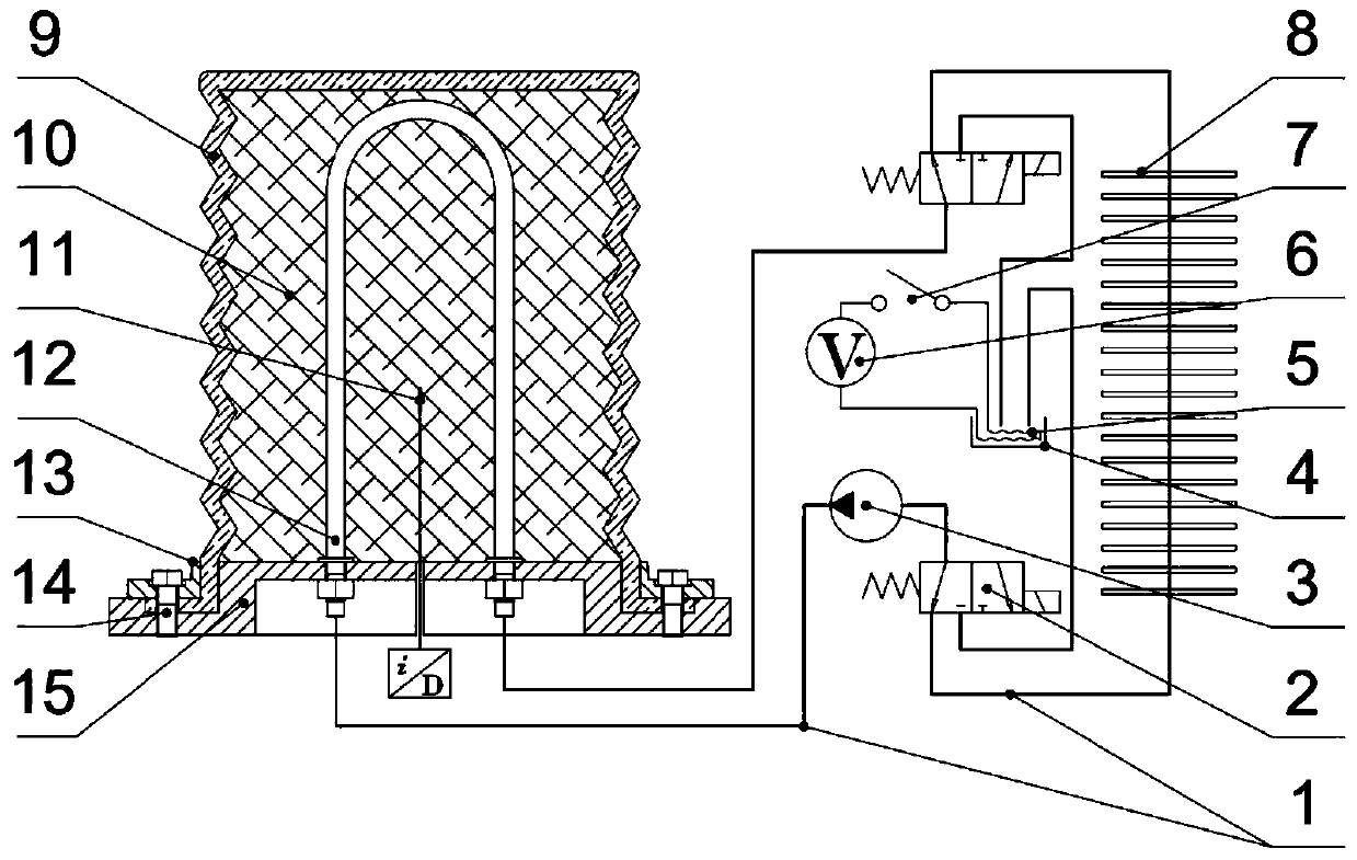 Phase-change buoyancy regulating device with hot and cold water circulation control function