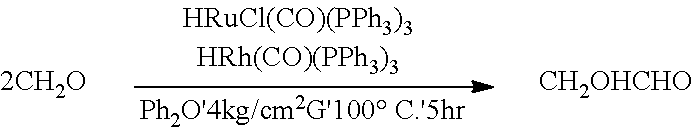 Processes for preparing formaldehyde, glycolaldehyde and ethylene glycol