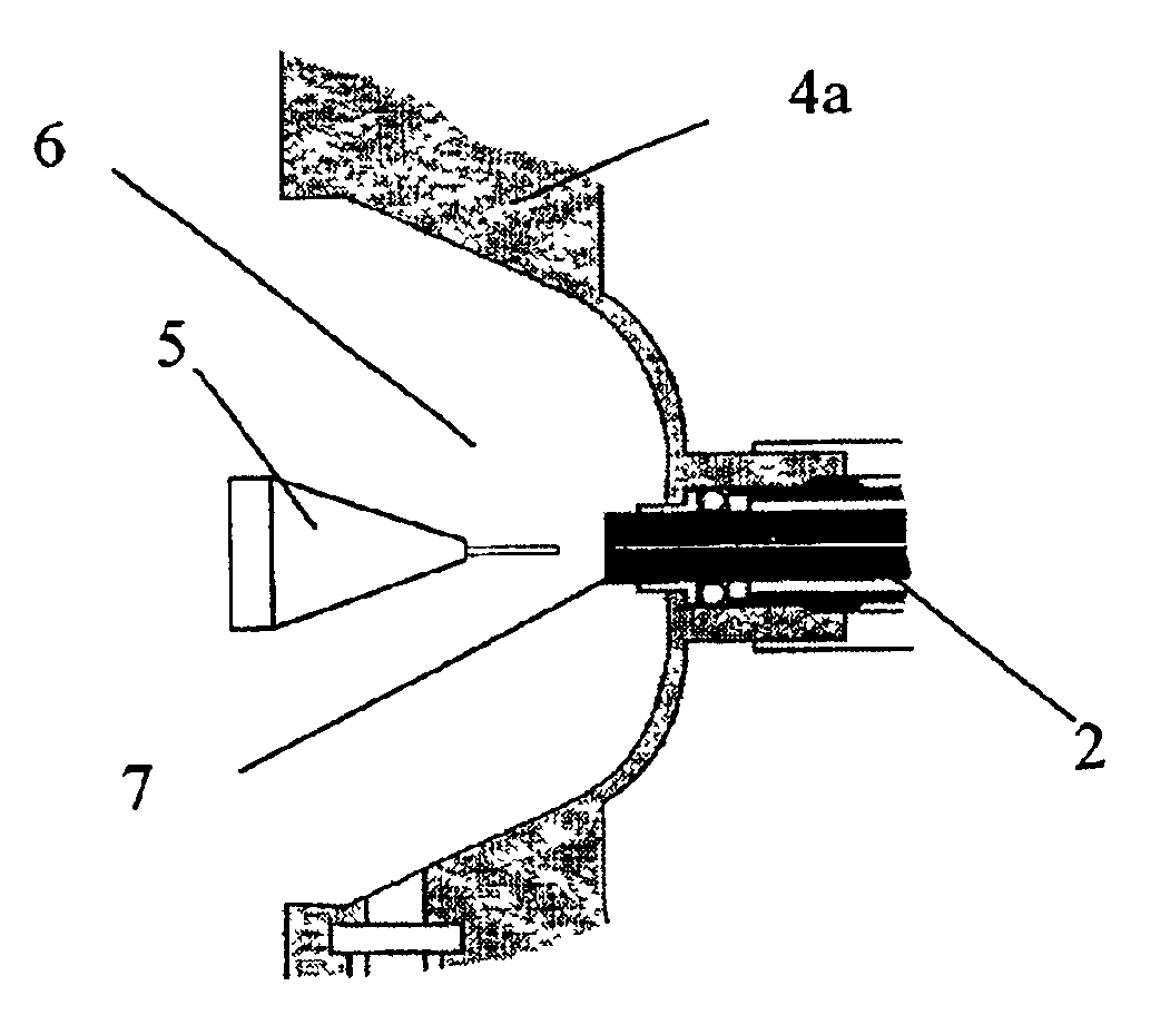 Capillary ion delivery device and method for mass spectroscopy