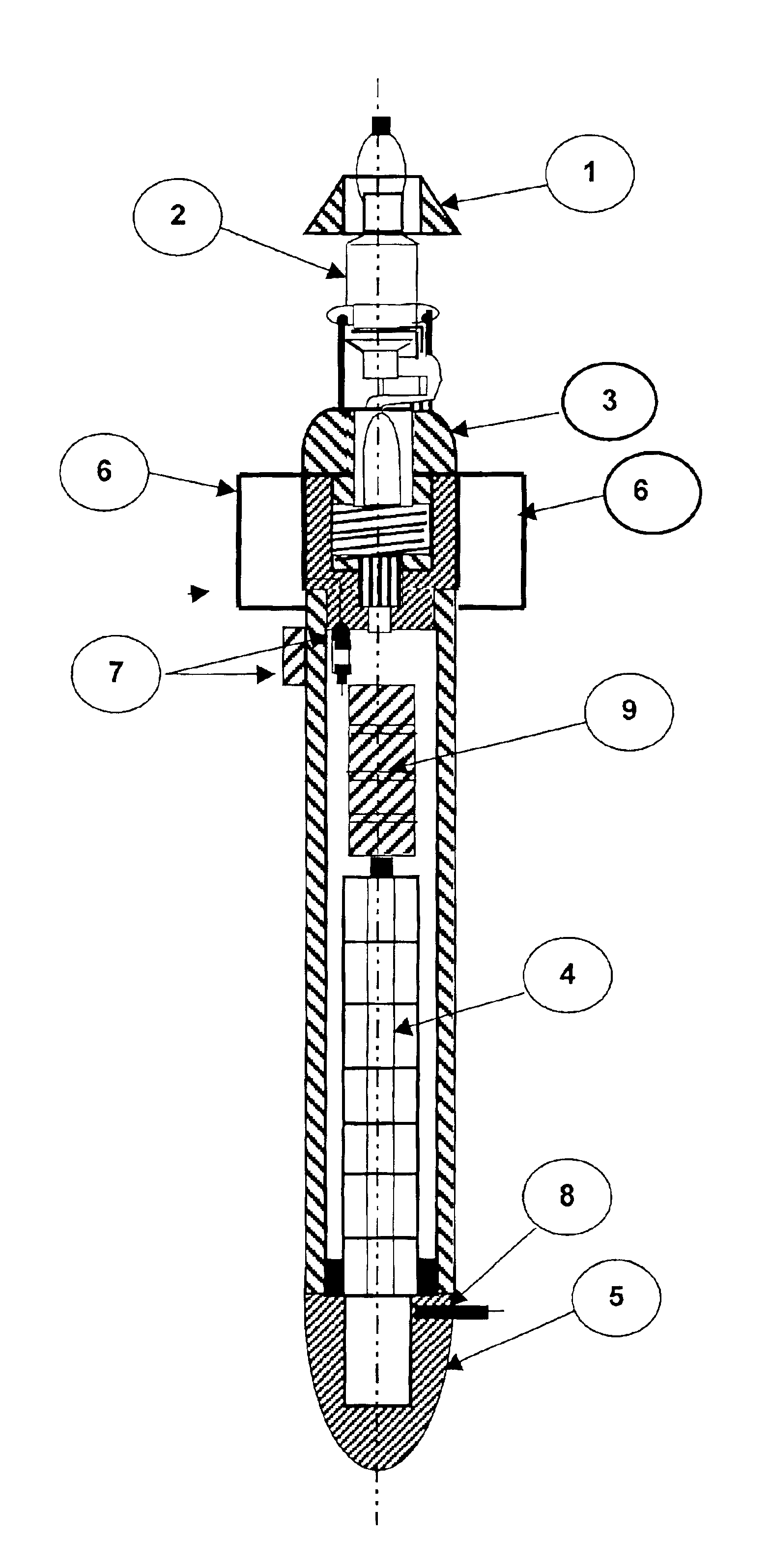 Controlled thruster driven profiler for coastal waters