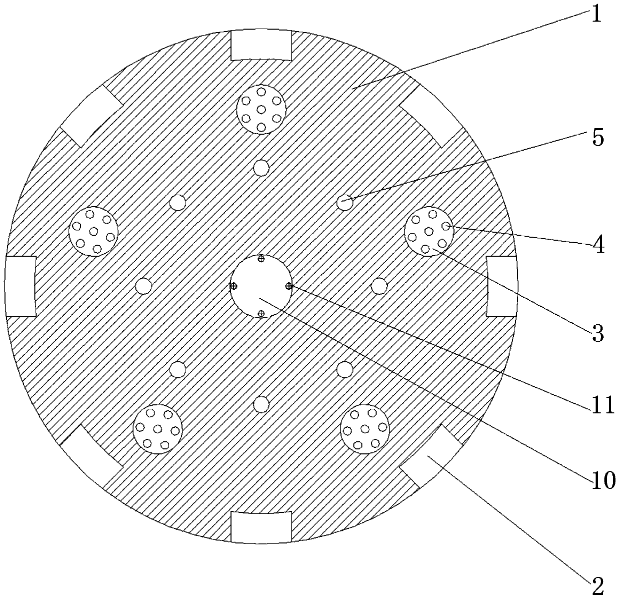 Assembly type lightning arrester with adjustable length and stable installation