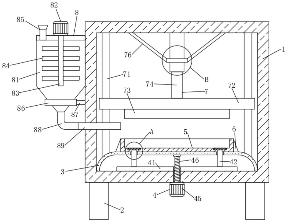 Refractory material forming device