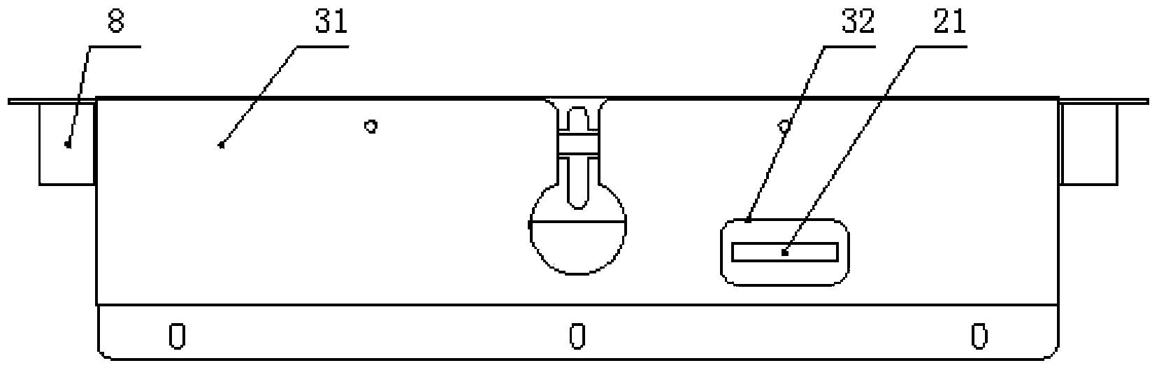 Mounting and locking mechanism of automatic vending machine sealing door