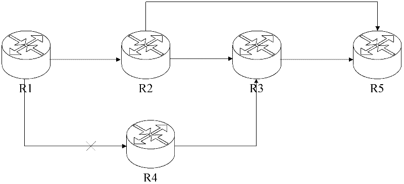 Loose node in RSVP-TE (Resource Reservation Protocol-Traffic Engineer) tunnel and path calculation method of loose node