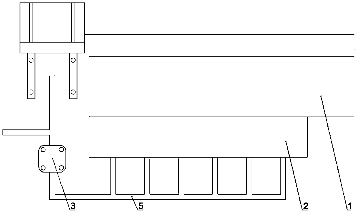 Working method of intelligent storing system