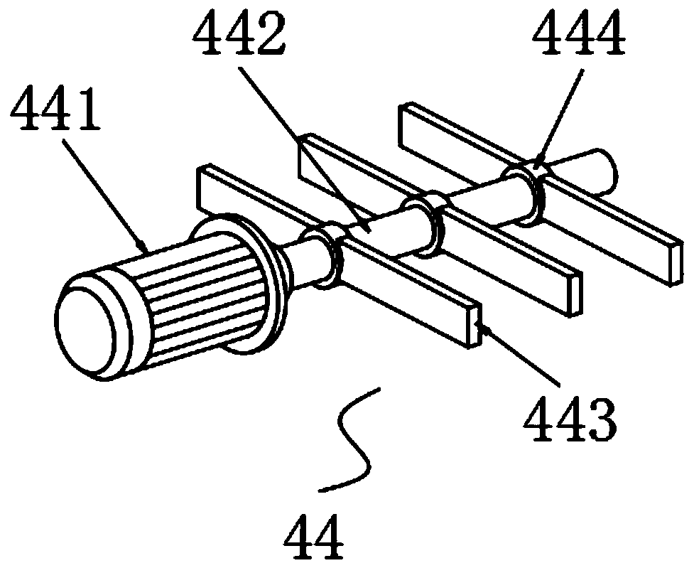 Material mixing device used for ceramic production line