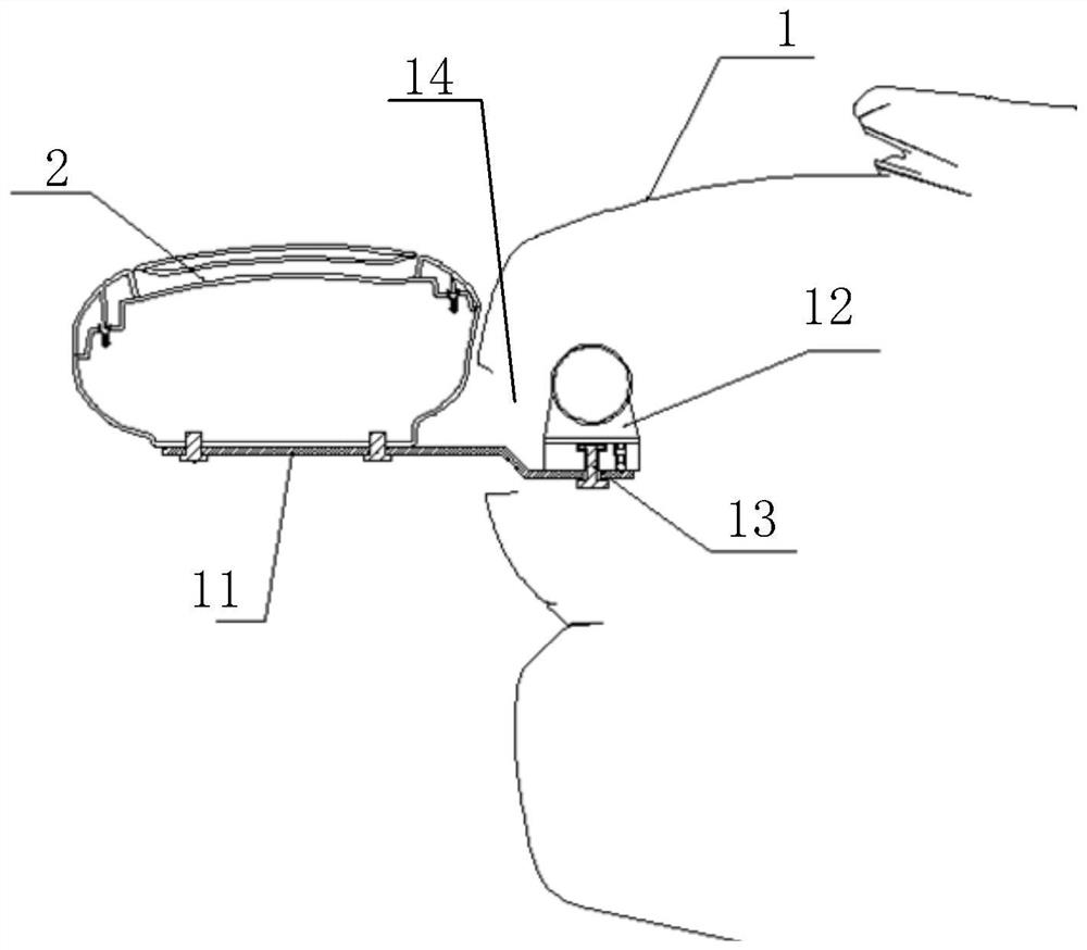 Instrument panel stand and automobile