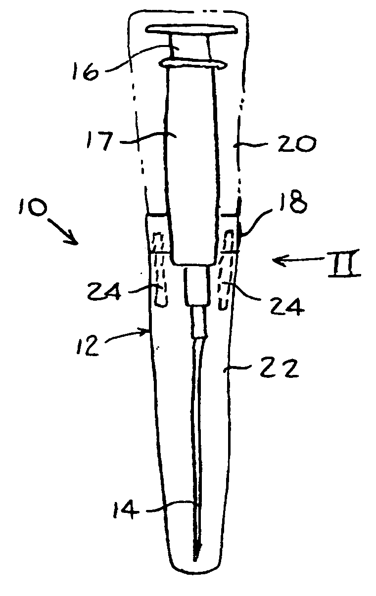 Protector for administering medicine