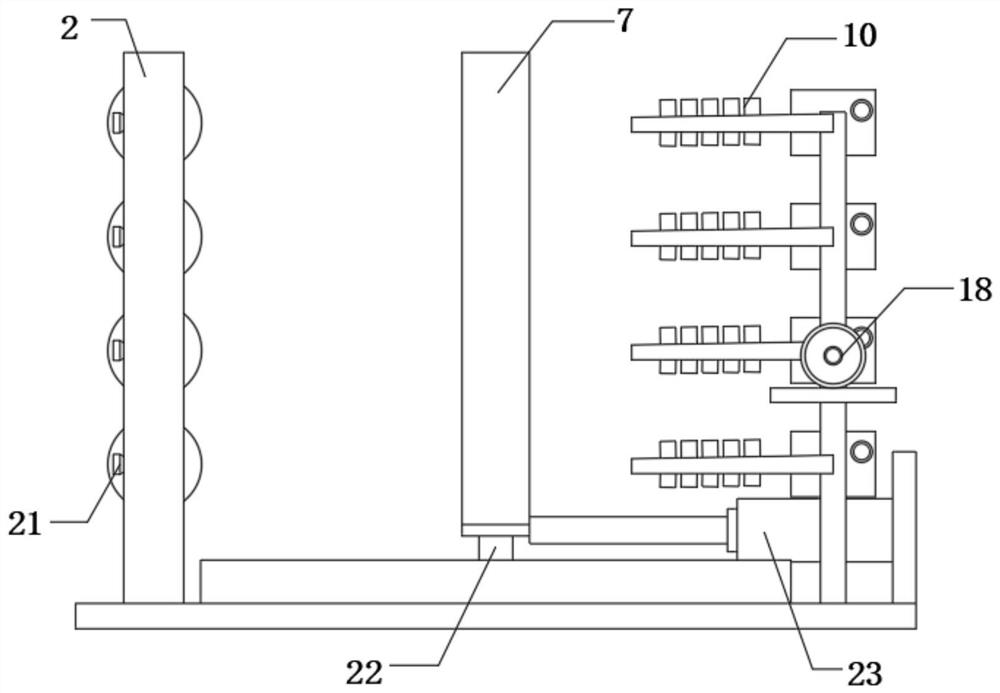 A mobile wiring rack for processing high-density data lines