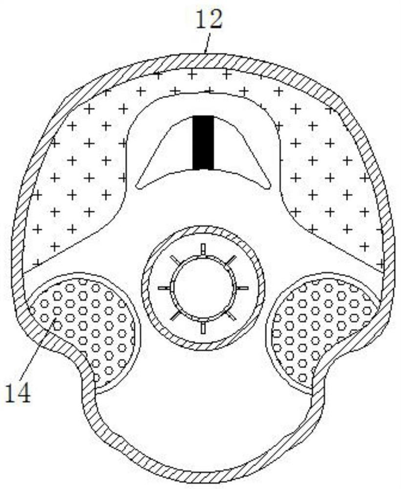 Oxygen inhalation artificial respirator for cardiovascular medicine