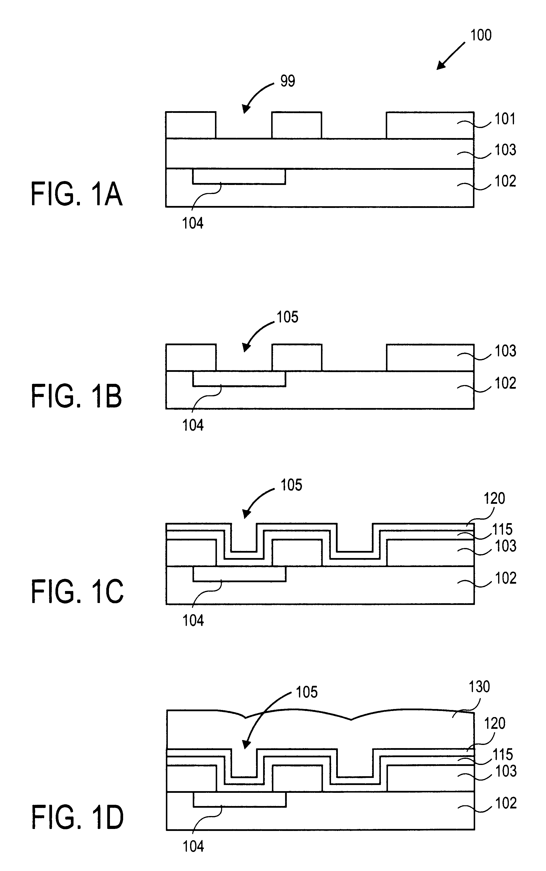 Method of forming a raised contact for a substrate